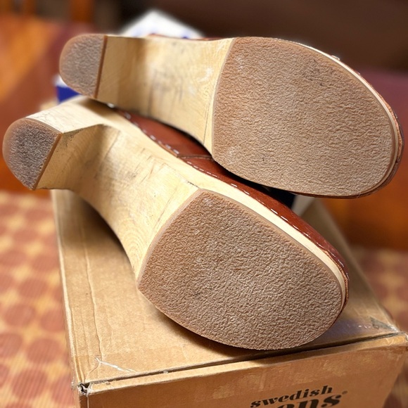 Swedish Hasbeen Clog - Classic Sky High - Cognac (color no longer available) - Picture 4 of 4